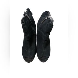 Calvin Klein open toe black heels size‎ 8